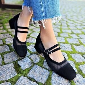 ZARA Double Strap Heels NWT LAST ONE!!!